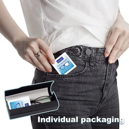 GlowPage™ cleaner wipes