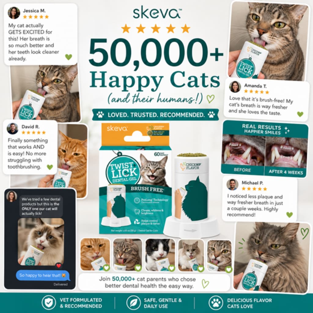 Twist & Lick™ Cat Dental Gel
