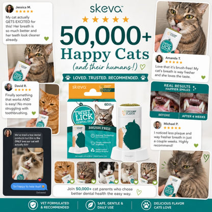 Twist & Lick™ Cat Dental Gel