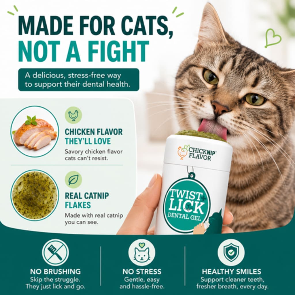 Twist & Lick™ Cat Dental Gel