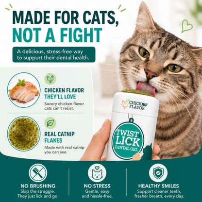 Twist & Lick™ Cat Dental Gel