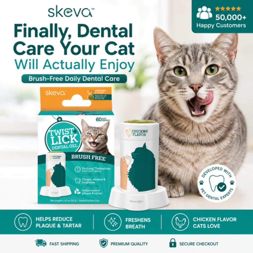 Twist & Lick™ Cat Dental Gel