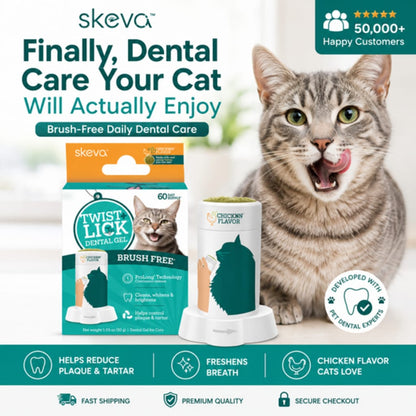 Twist & Lick™ Cat Dental Gel